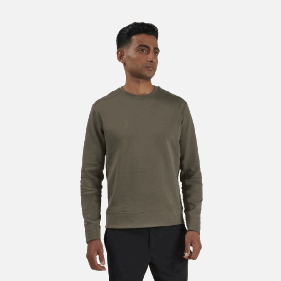 Col Rond Olive En Cours D'exécution