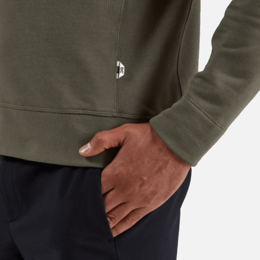 Col Rond Olive En Cours D'exécution