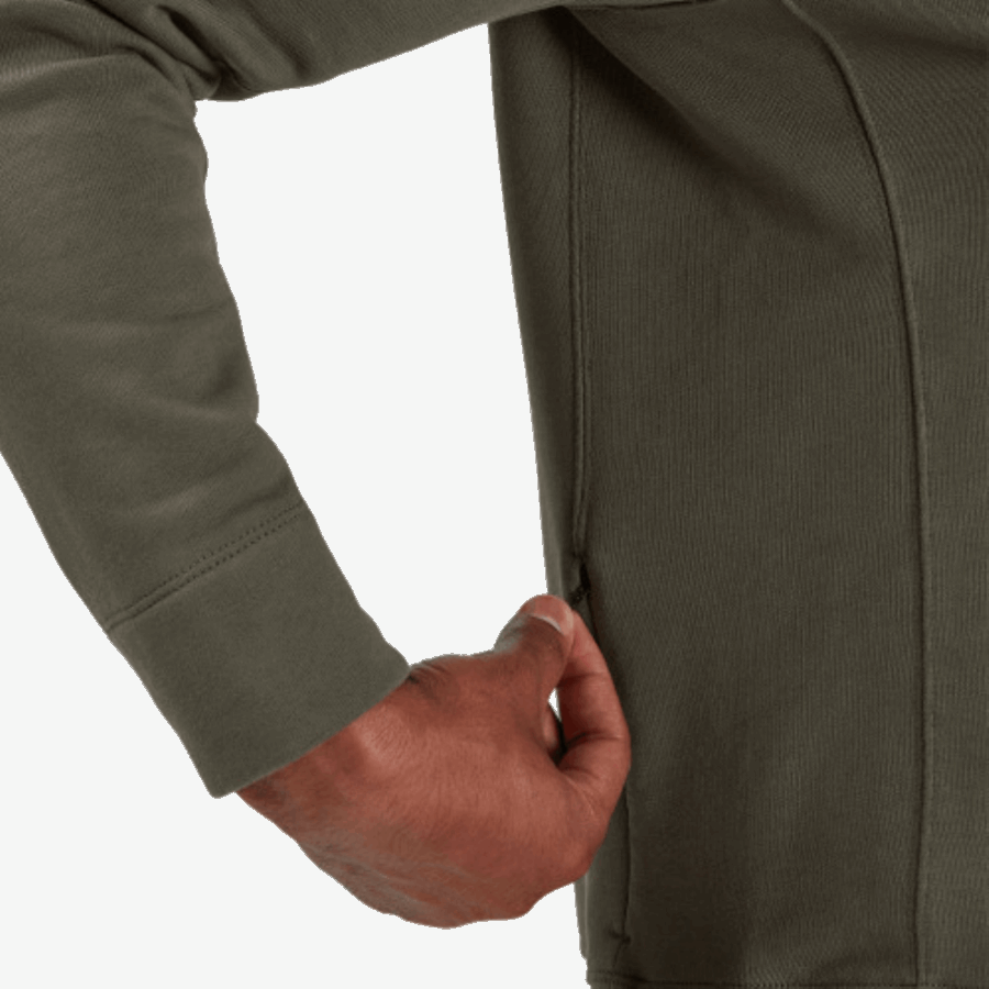 Col Rond Olive En Cours D'exécution