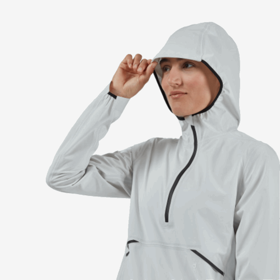 On Running Waterproof Anorak White