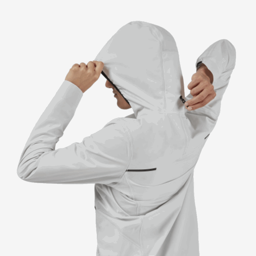 On Running Waterproof Anorak White