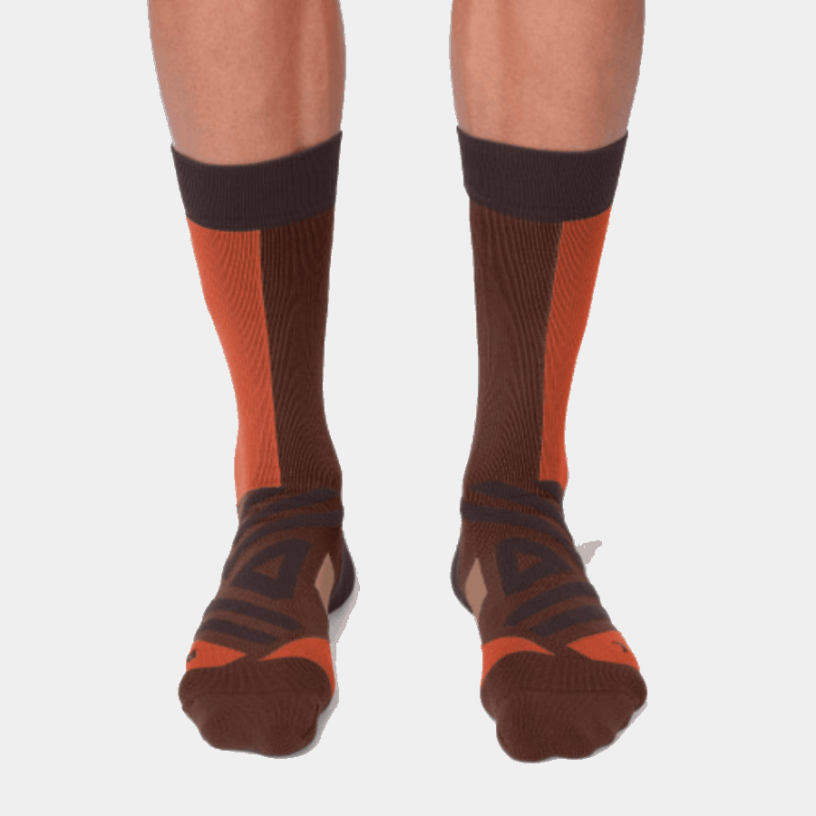 On Running High Sock Chocolate-Spice