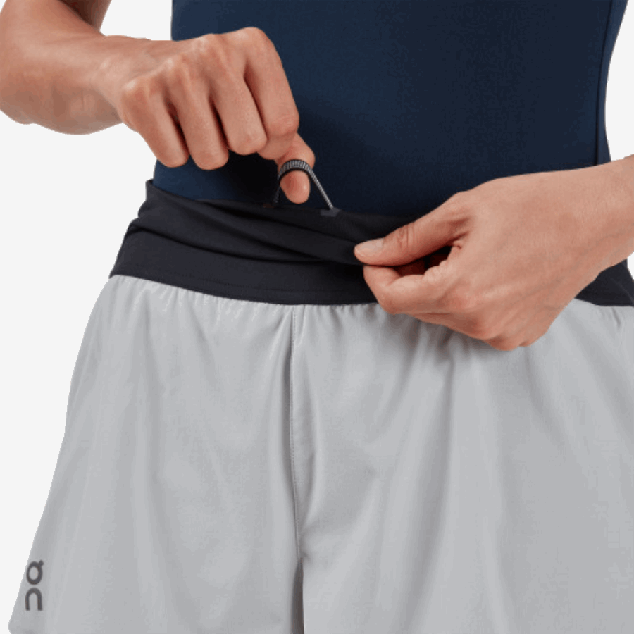 On Running Running Shorts Glacier-Black