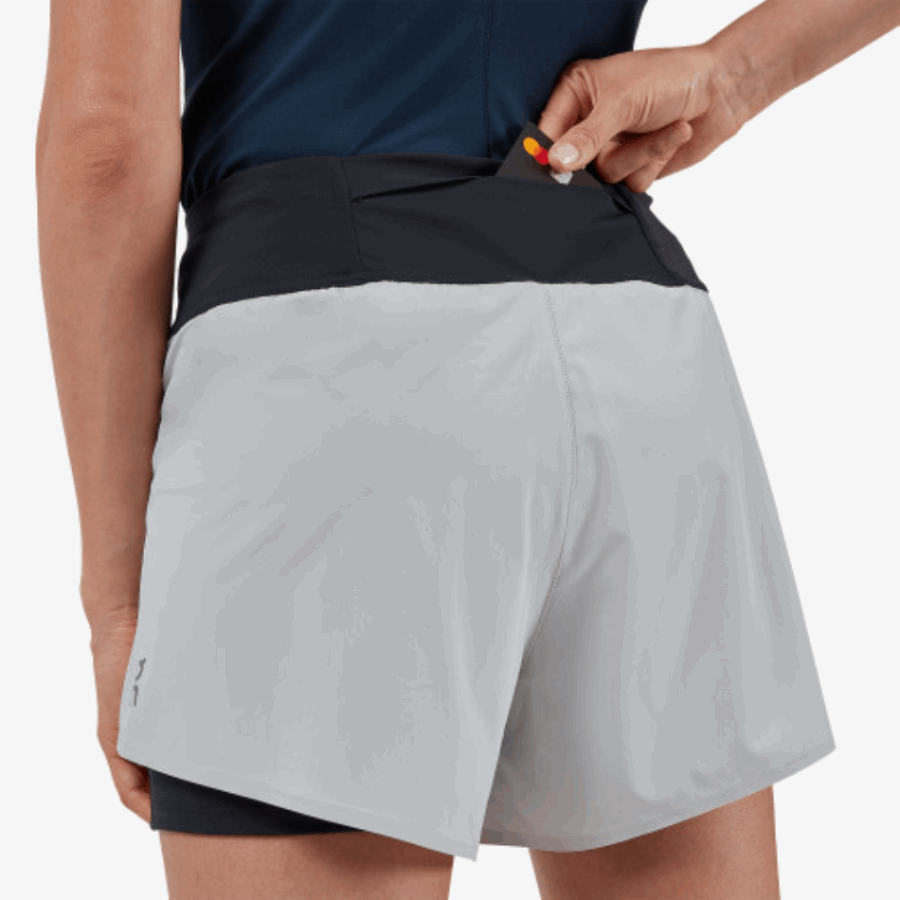 On Running Running Shorts Glacier-Black