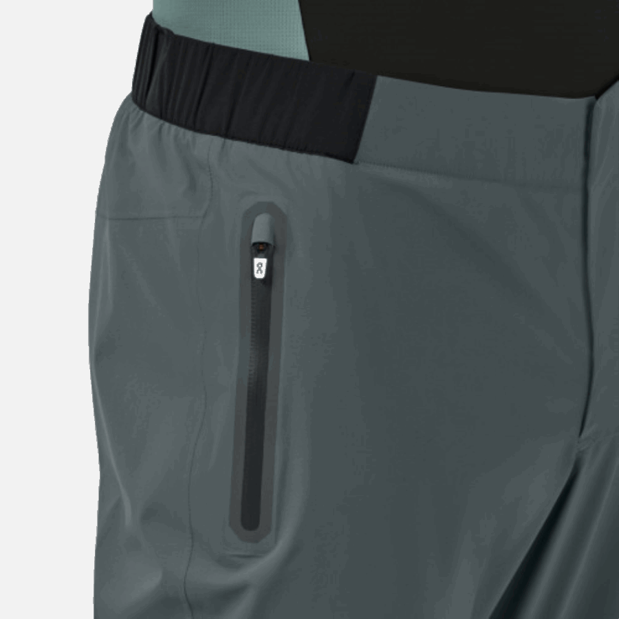 On Running Waterproof Pants Shadow-Black