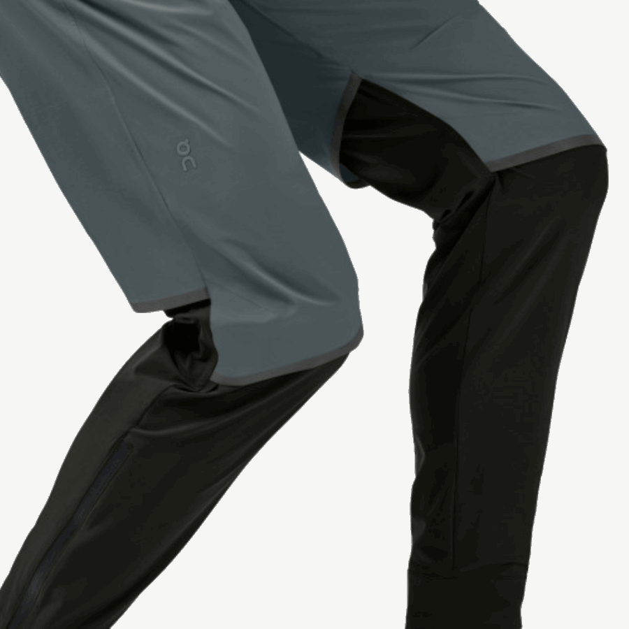 On Running Waterproof Pants Shadow-Black