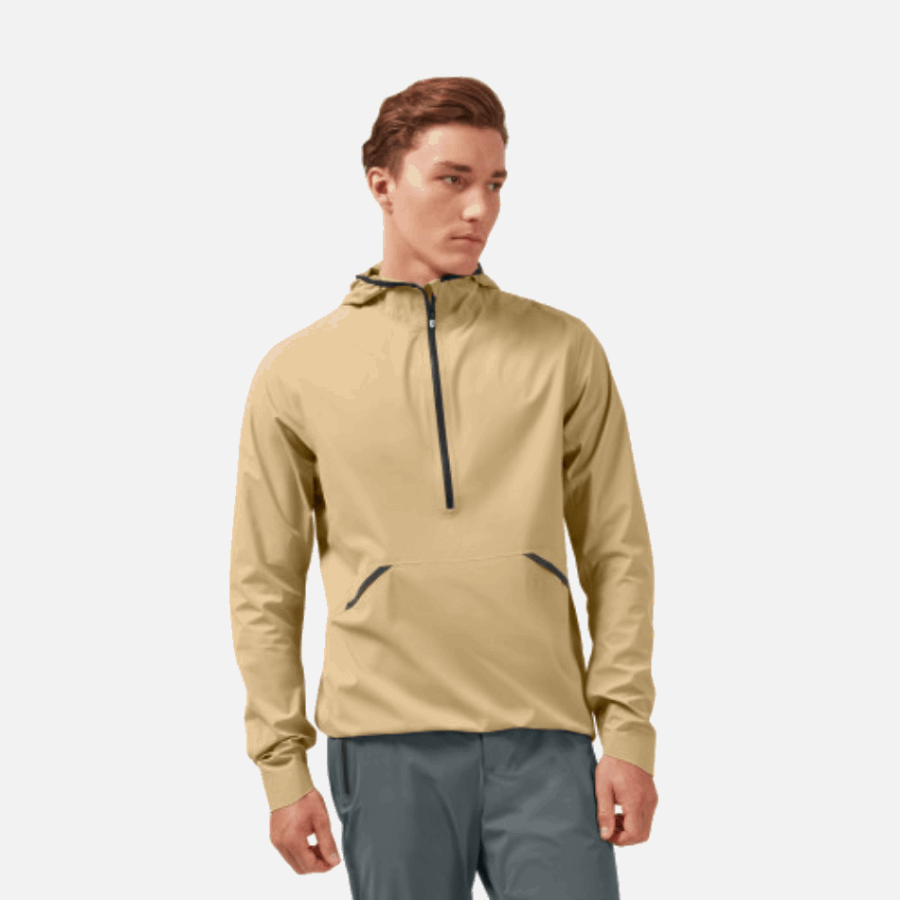 On Running Waterproof Anorak Camel
