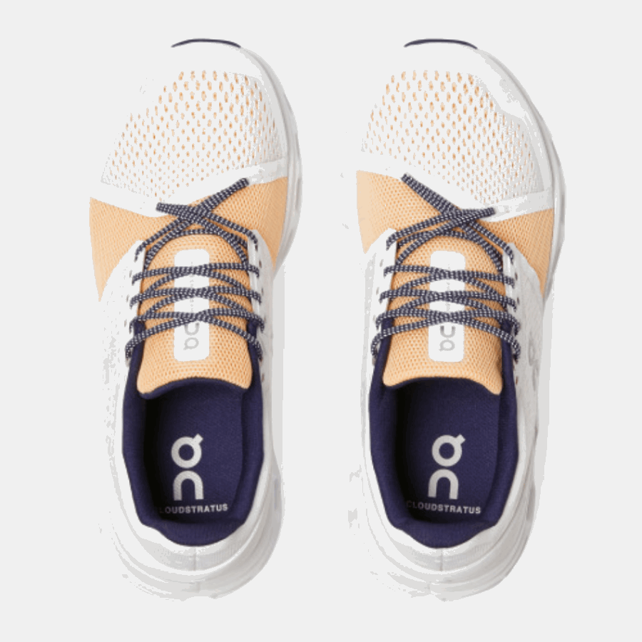 On Running Cloudstratus White-Almond Fashion