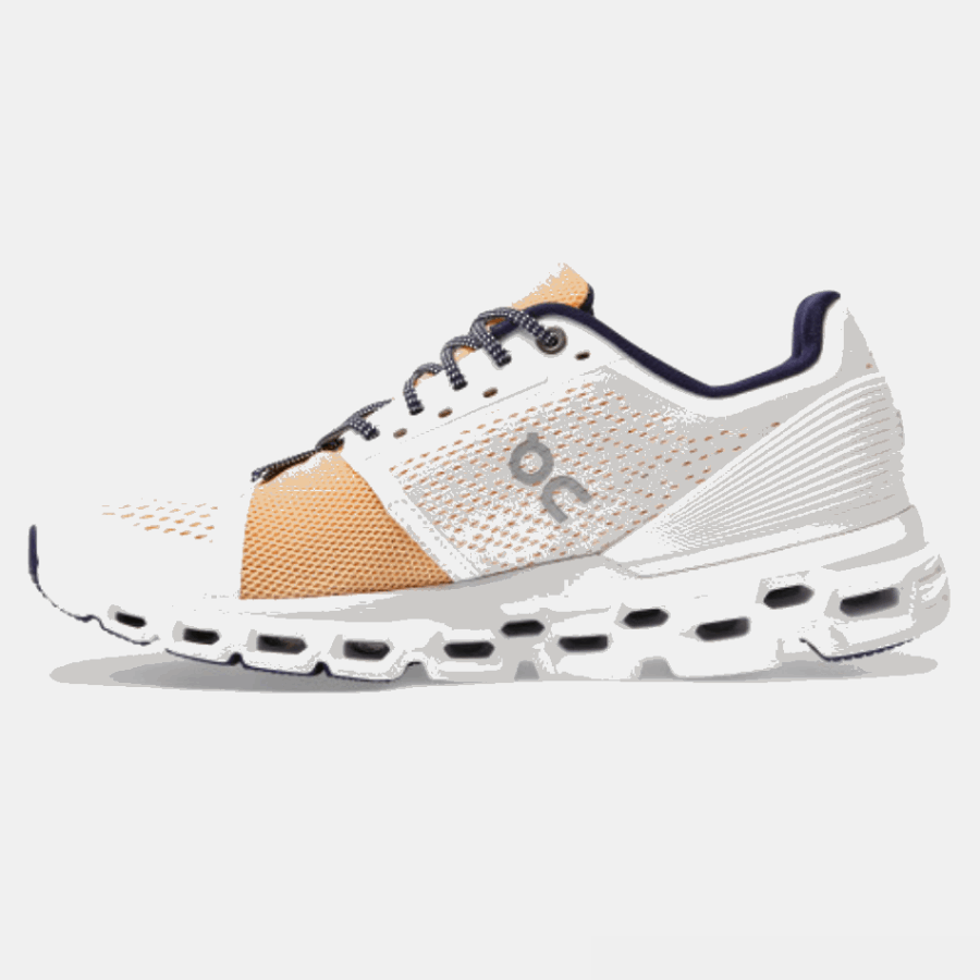 On Running Cloudstratus White-Almond Fashion