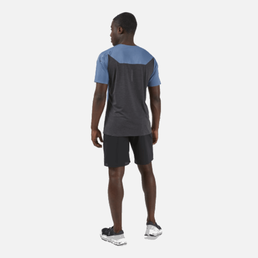 On Running Performance-T Men Cerulean-Black