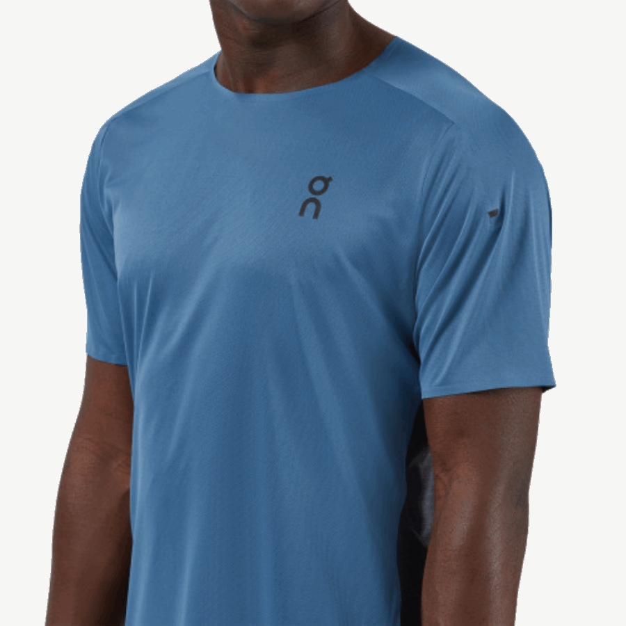 On Running Performance-T Men Cerulean-Black