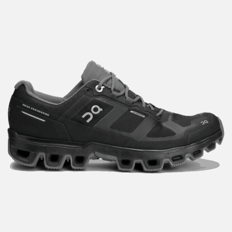 On Running Cloudventure Waterproof Black-Graphite