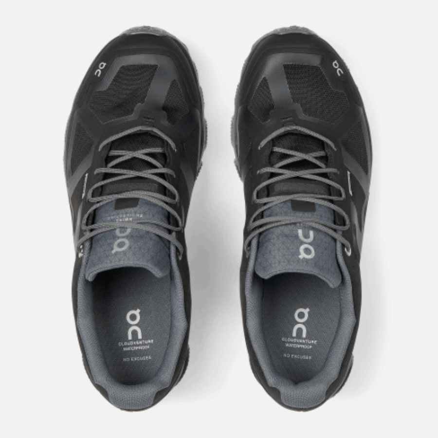 On Running Cloudventure Waterproof Black-Graphite