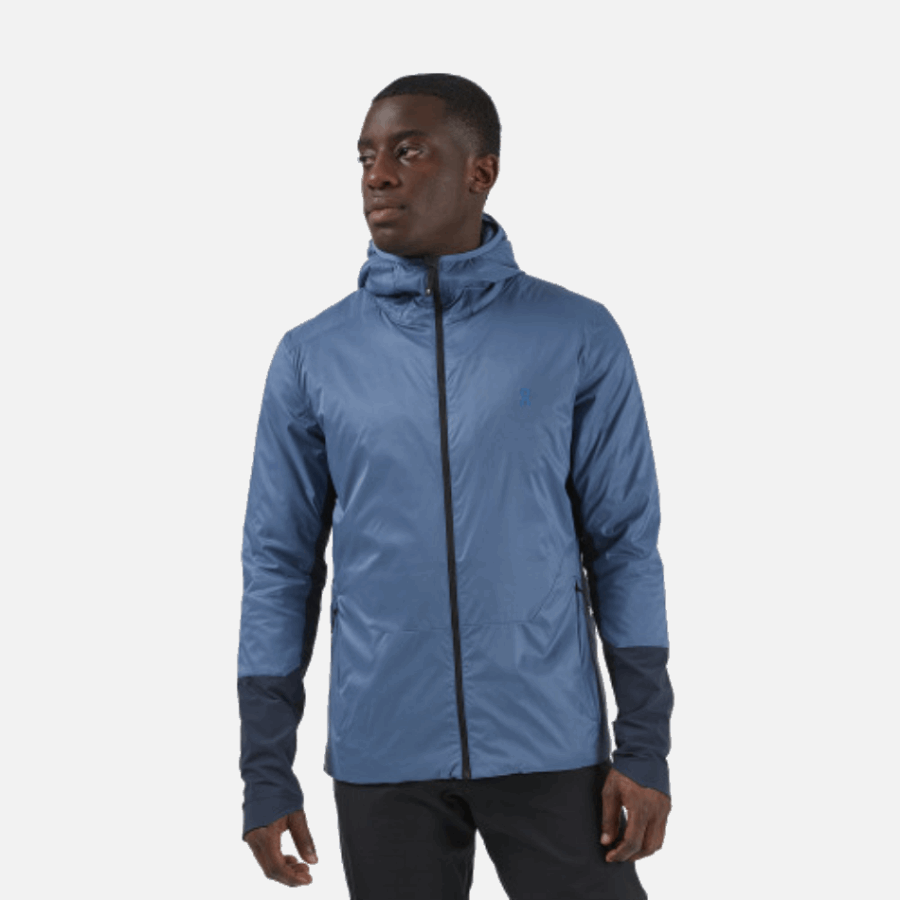 On Running Insulator Jacket Cerulean-Navy