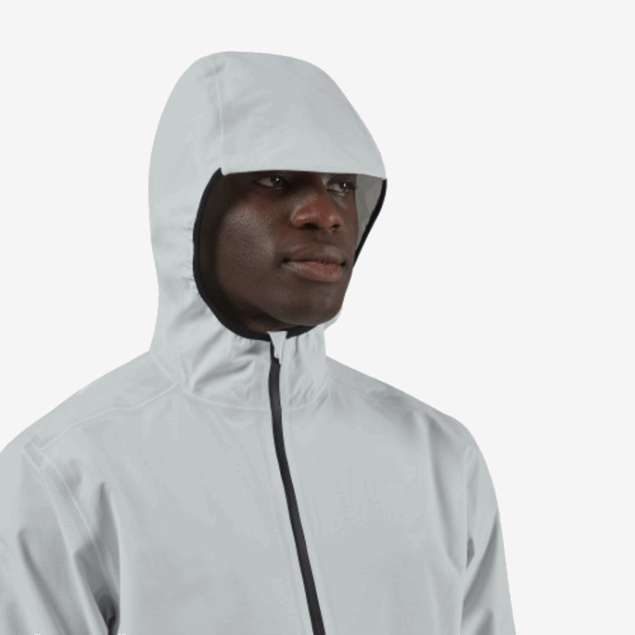 On Running Waterproof Anorak Men White