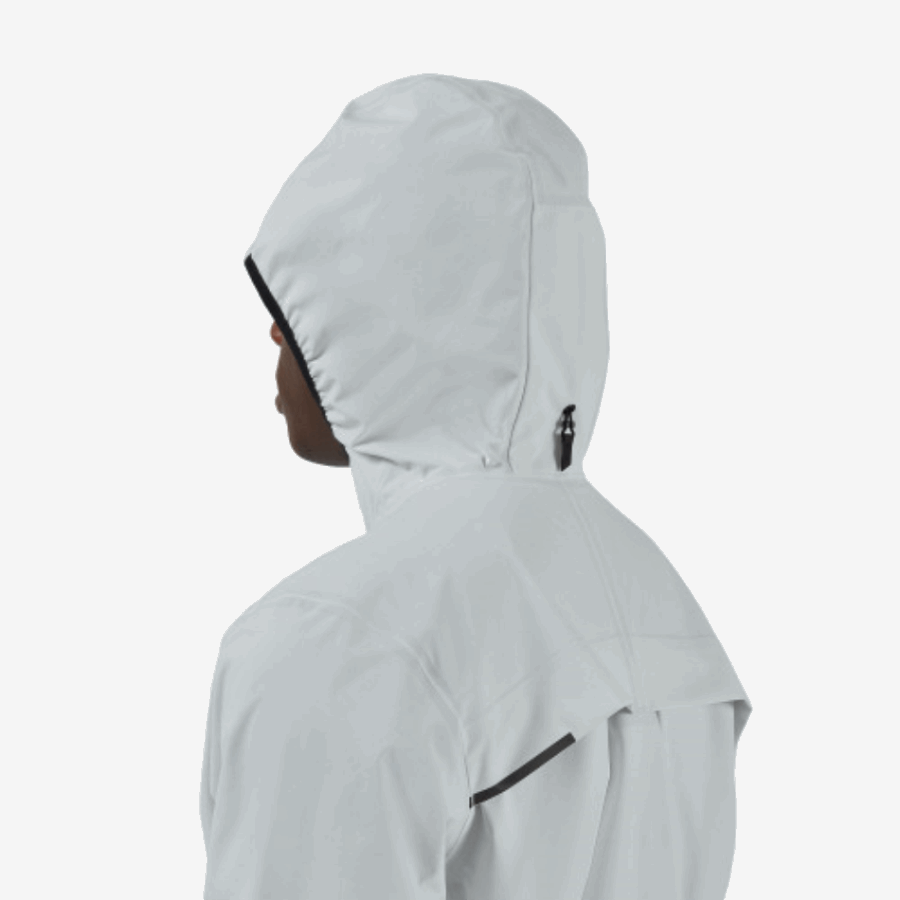 On Running Waterproof Anorak Men White
