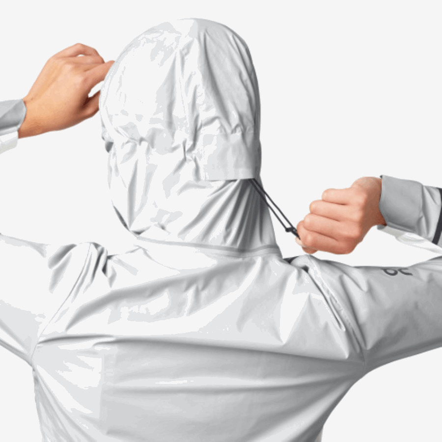 On Running Weather Jacket Grey-White