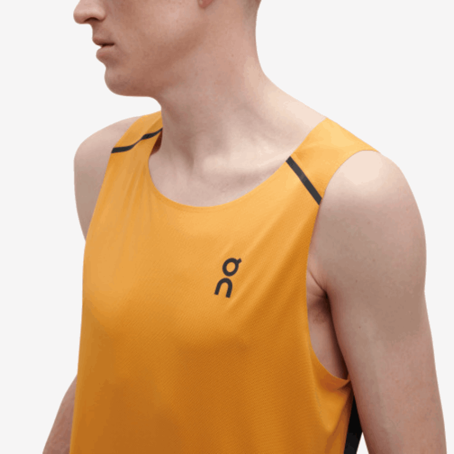 On Running Tank-T Men Mango-Black
