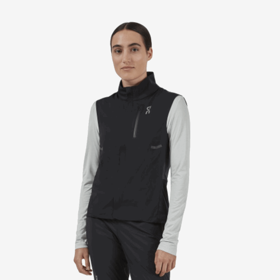 On Running Weather Vest Black