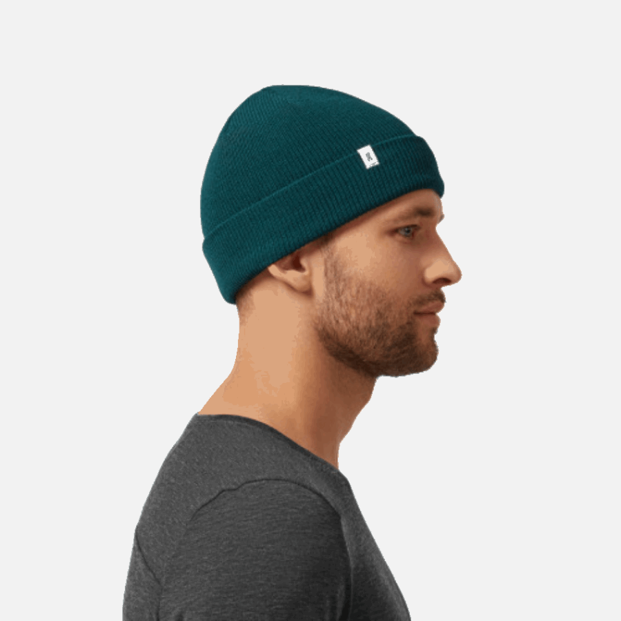 Fashion On Running Merino Beanie Evergreen