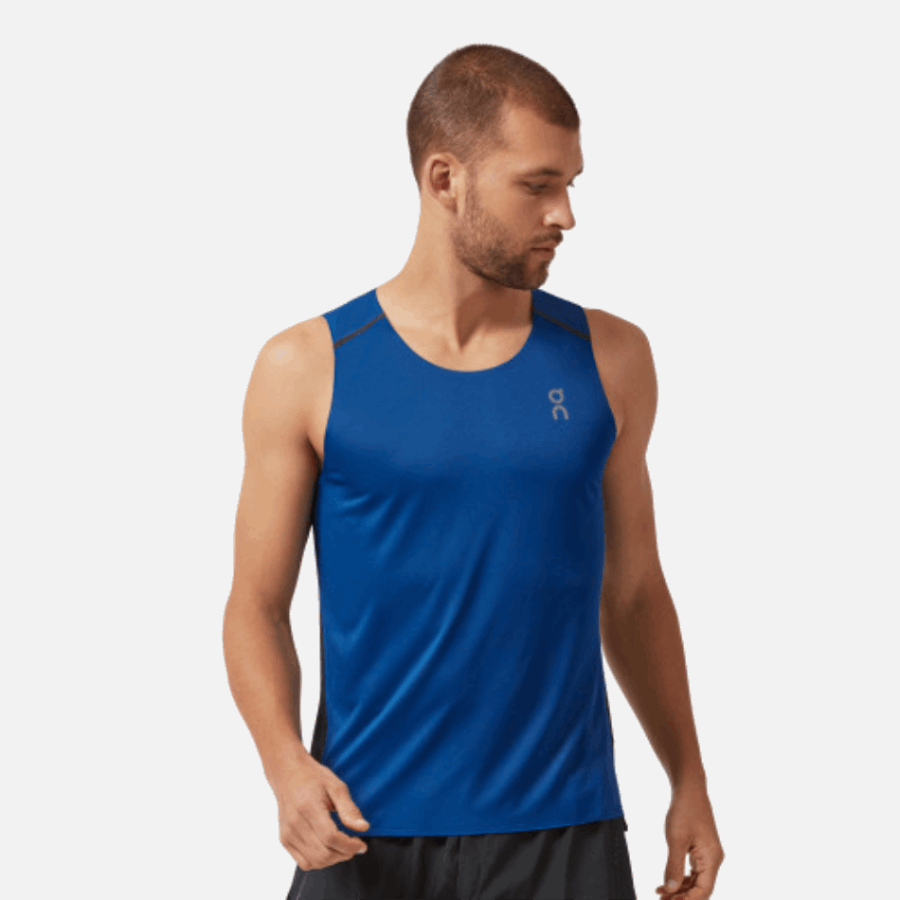 On Running Tank-T Men Indigo-Black