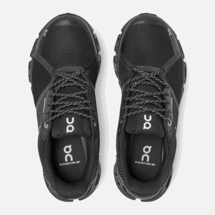 On Running Cloudflyer Waterproof Black-Lunar