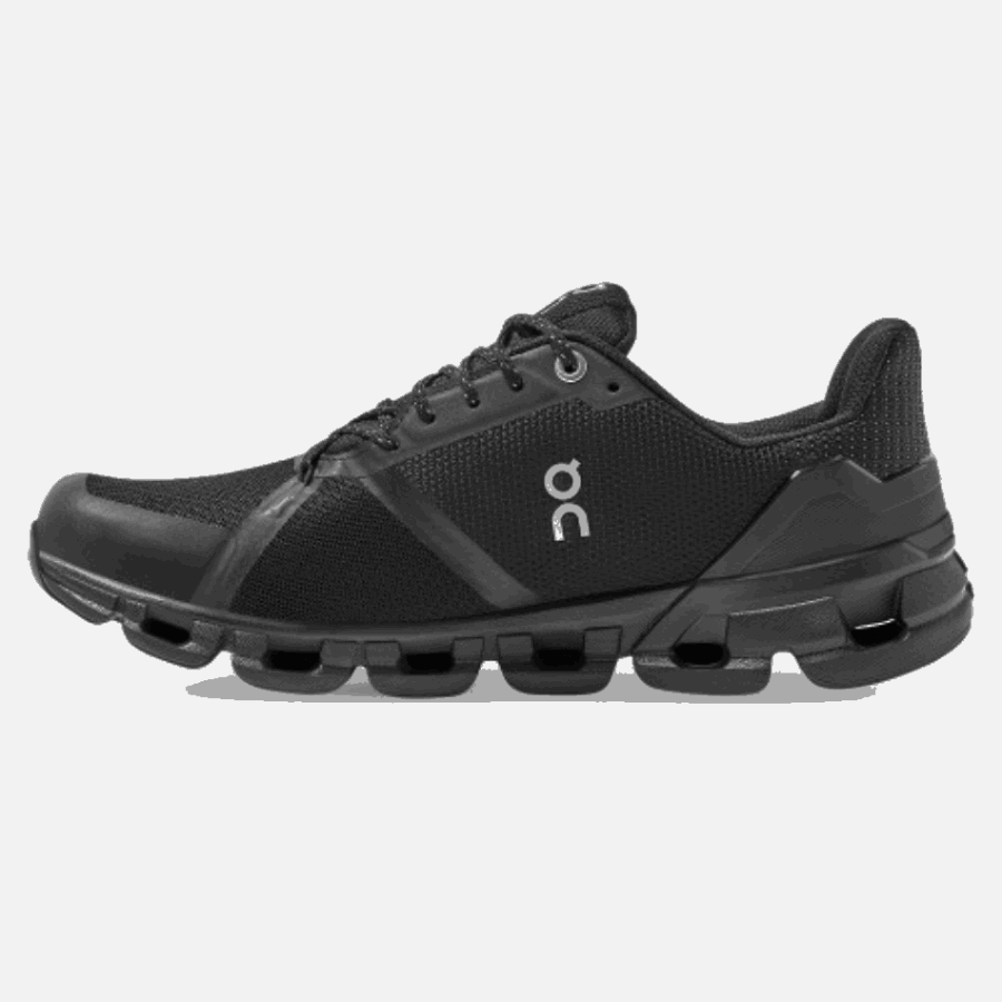 On Running Cloudflyer Waterproof Black-Lunar