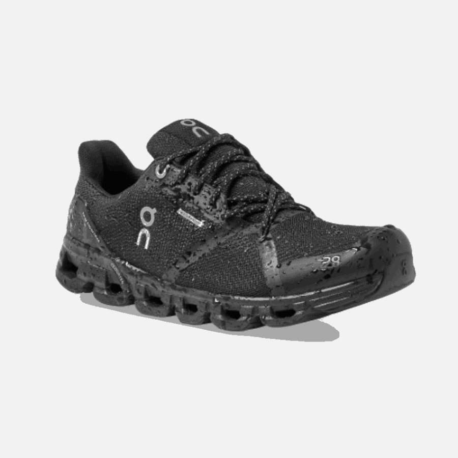On Running Cloudflyer Waterproof Black-Lunar