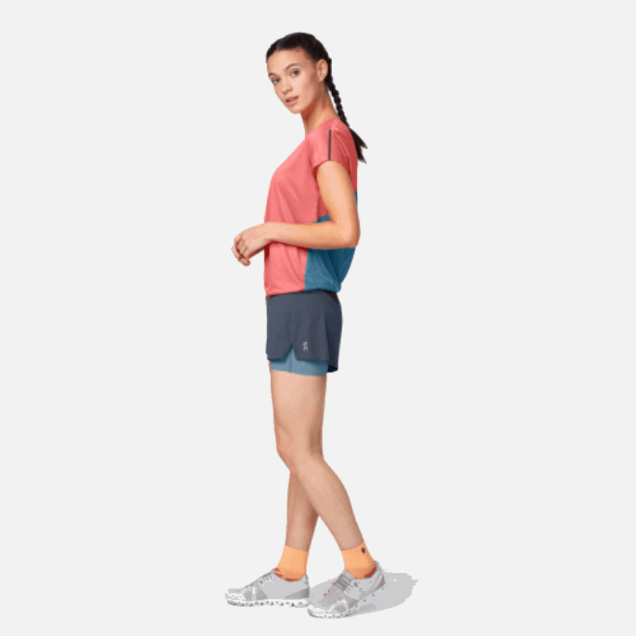 On Running Running Shorts Navy-Storm