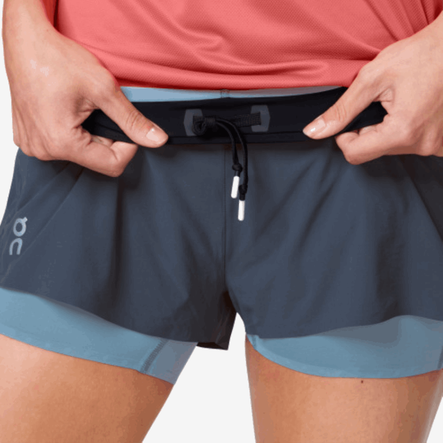 On Running Running Shorts Navy-Storm