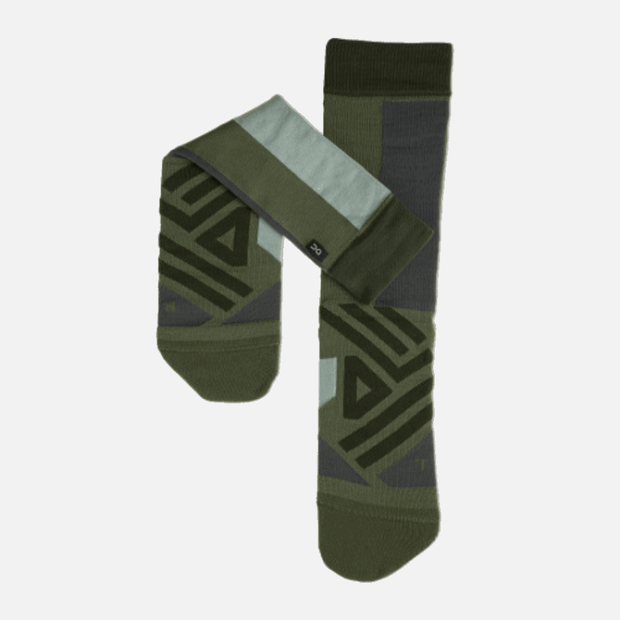 On Running High Sock Forest-Moss