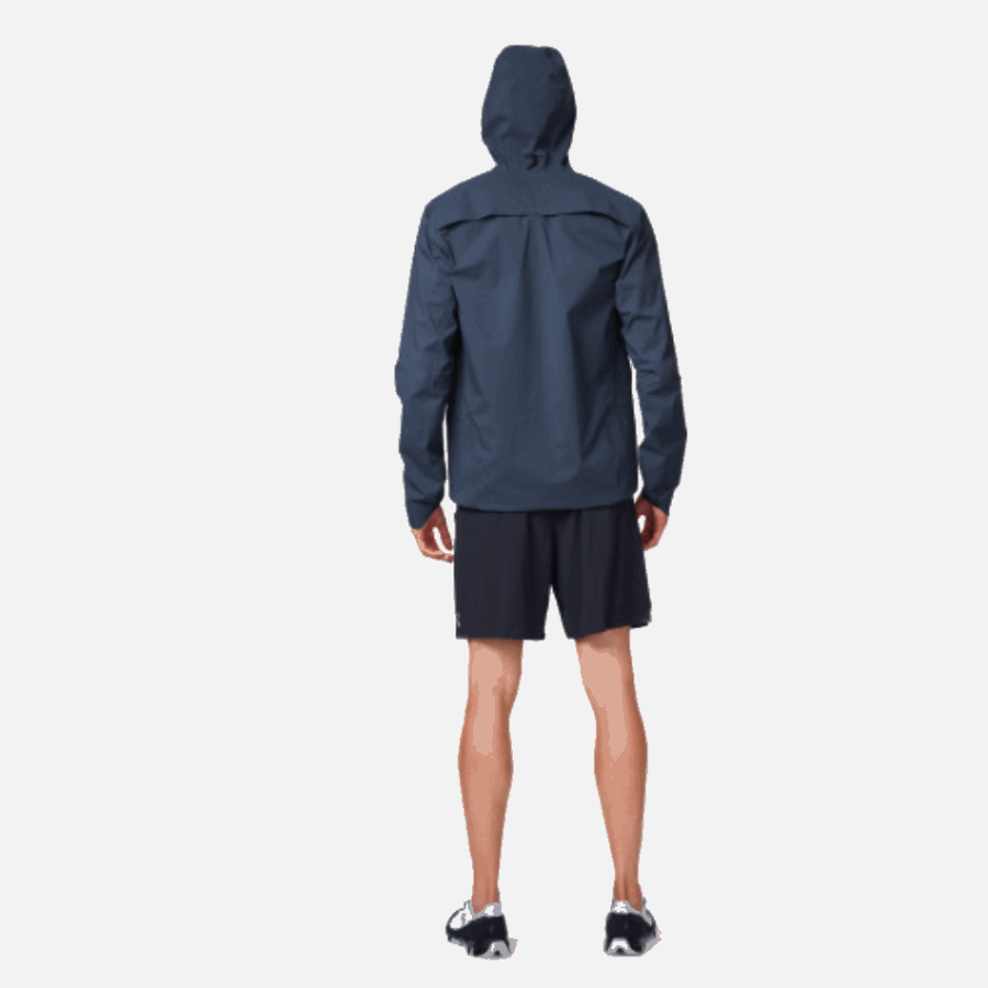On Running Waterproof Anorak Navy