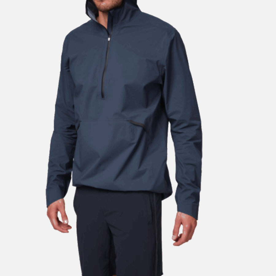 On Running Waterproof Anorak Navy