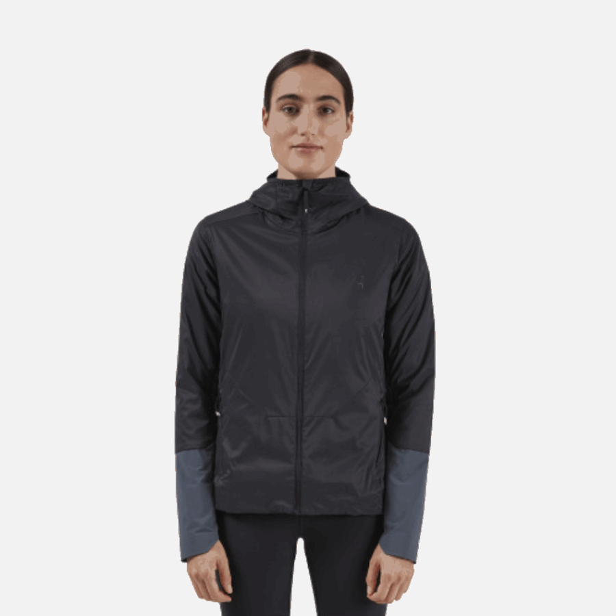 On Running Insulator Jacket Black-Dark