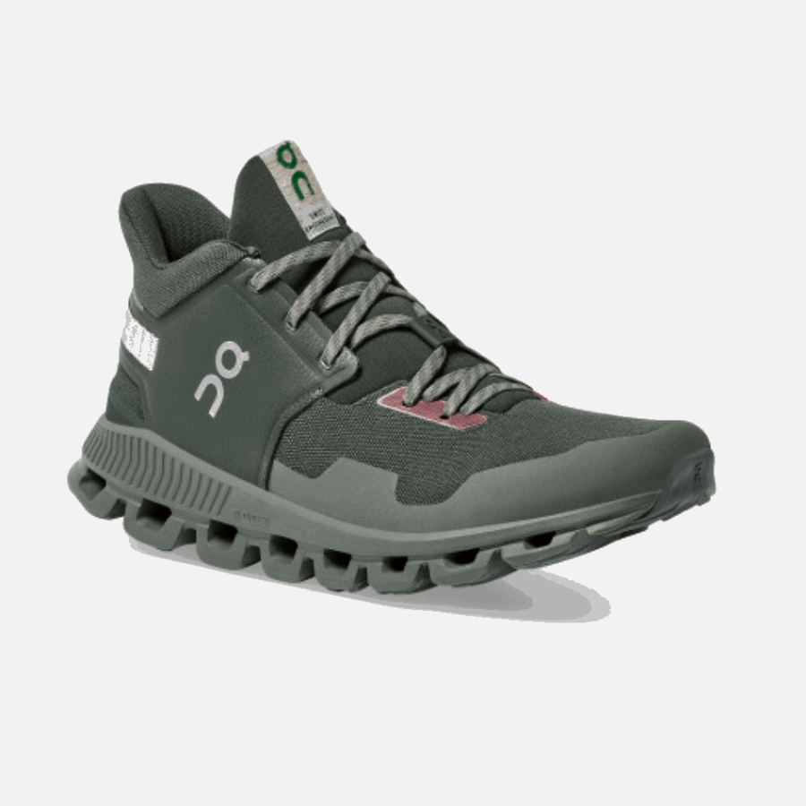 Fashion On Running Cloud Hi Edge Stone Pine Jungle-Forest