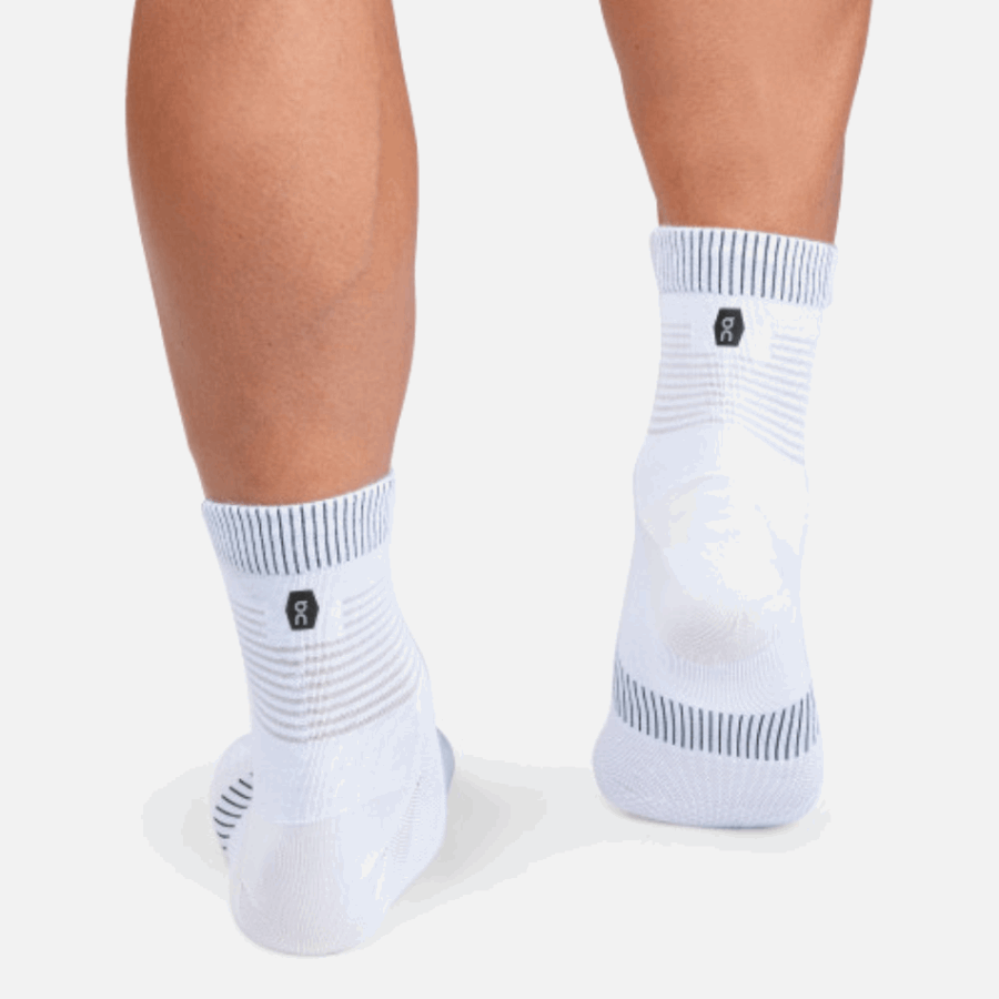 On Running Ultralight Mid Sock Men White-Black