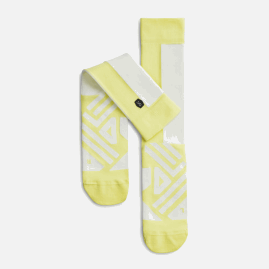 On Running High Sock Men Limelight-Ice