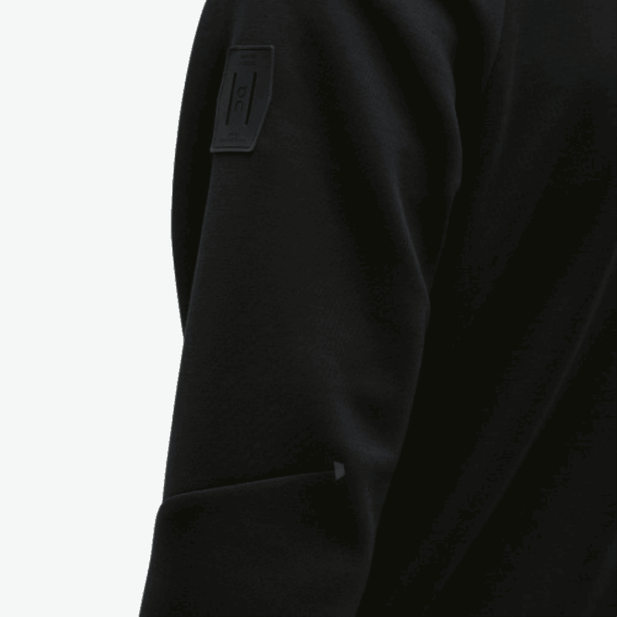 On Running Zipped Hoodie Men Black