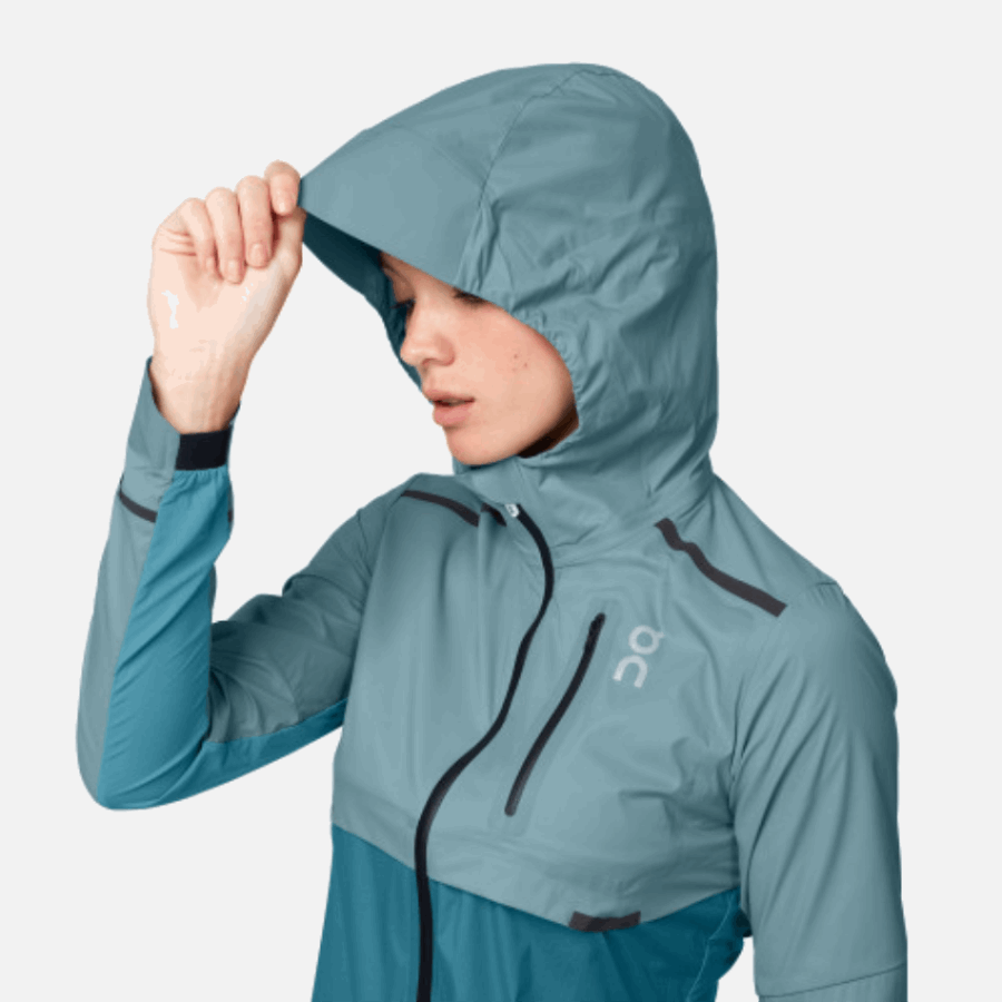 On Running Weather Jacket Sea-Storm