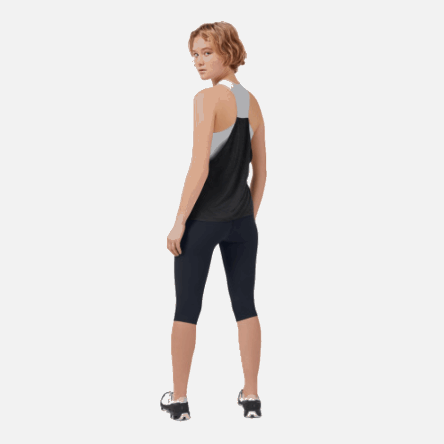 On Running Tank-T Glacier-Black Fashion