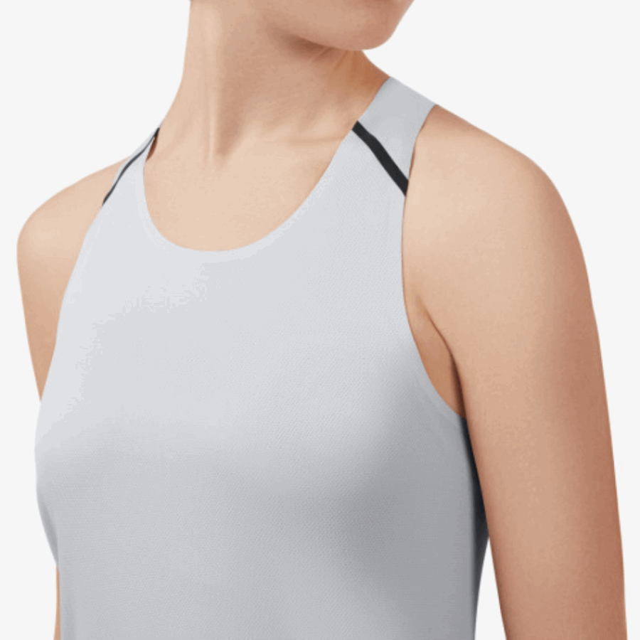 On Running Tank-T Glacier-Black Fashion