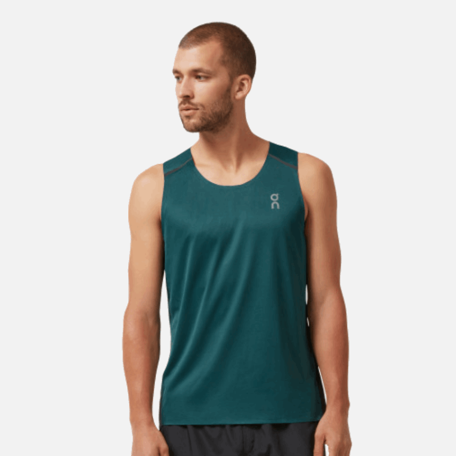 On Running Tank-T Evergreen-Black