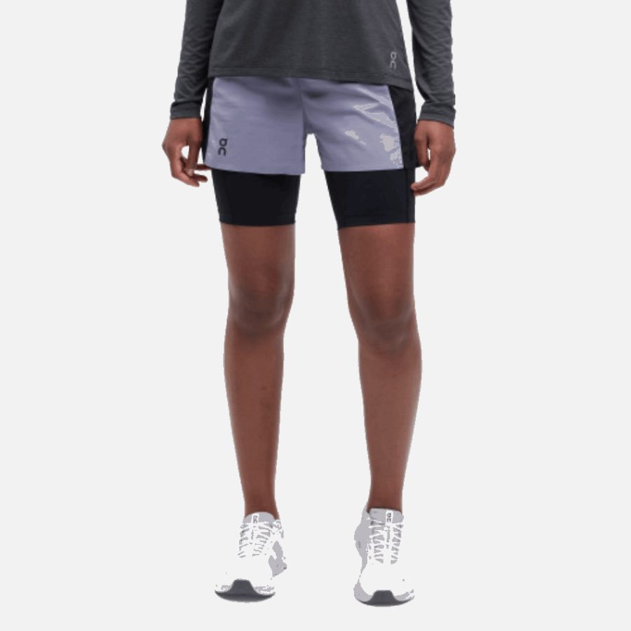 On Running Active Shorts Granite-Black