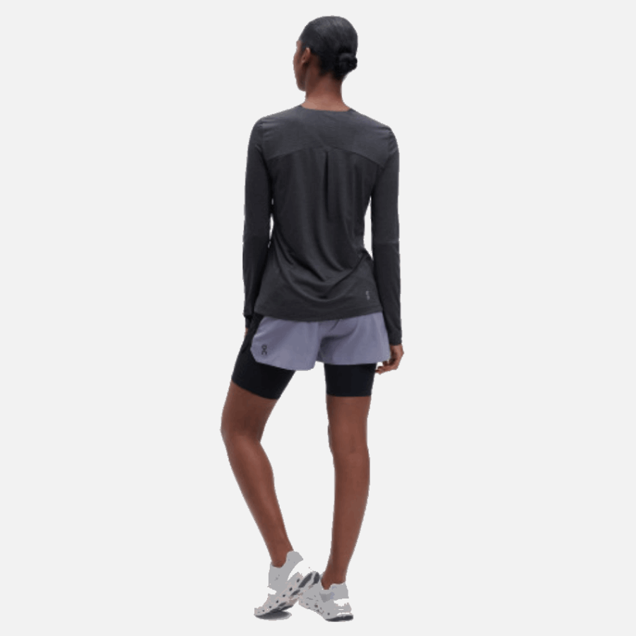 On Running Active Shorts Granite-Black