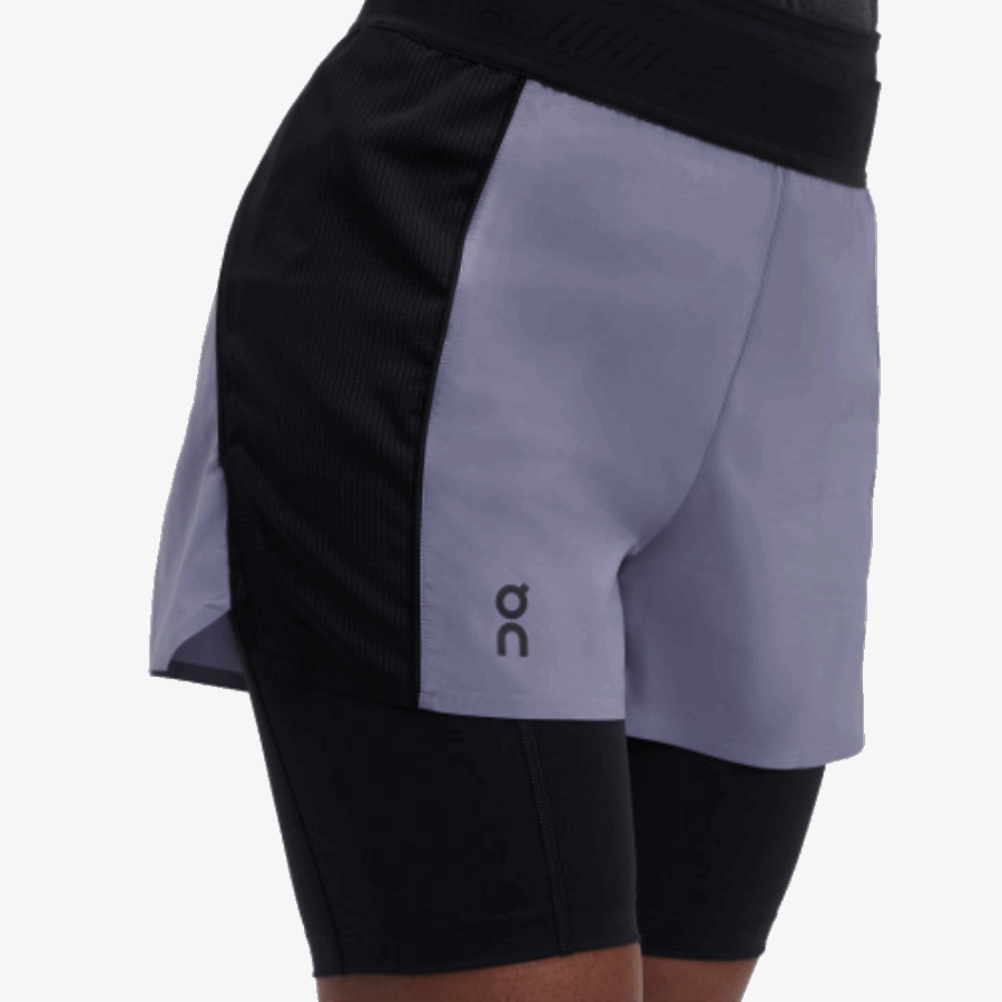 On Running Active Shorts Granite-Black