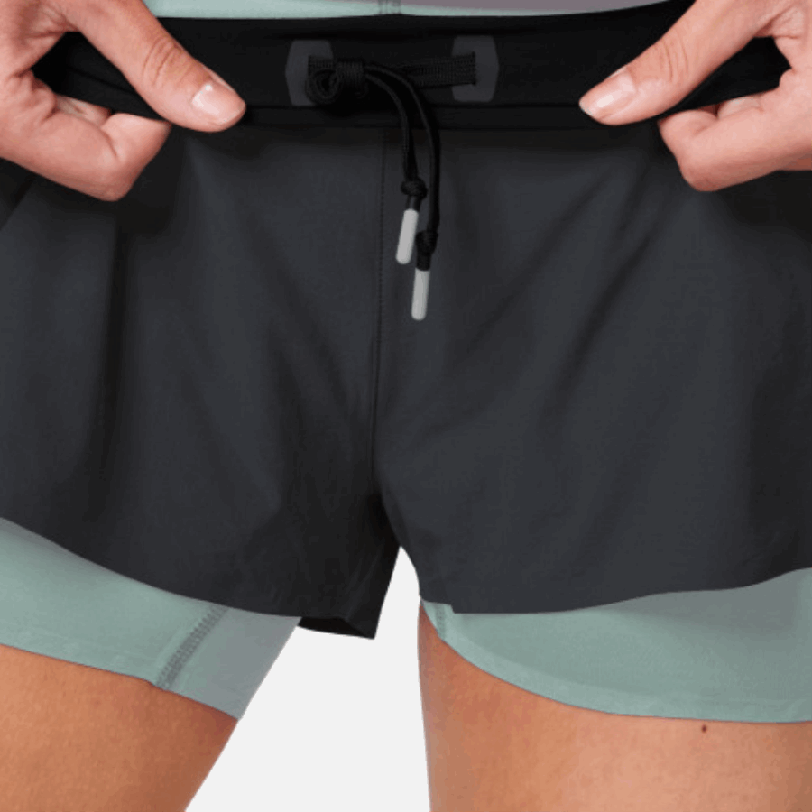 On Running Running Shorts Black-Sea