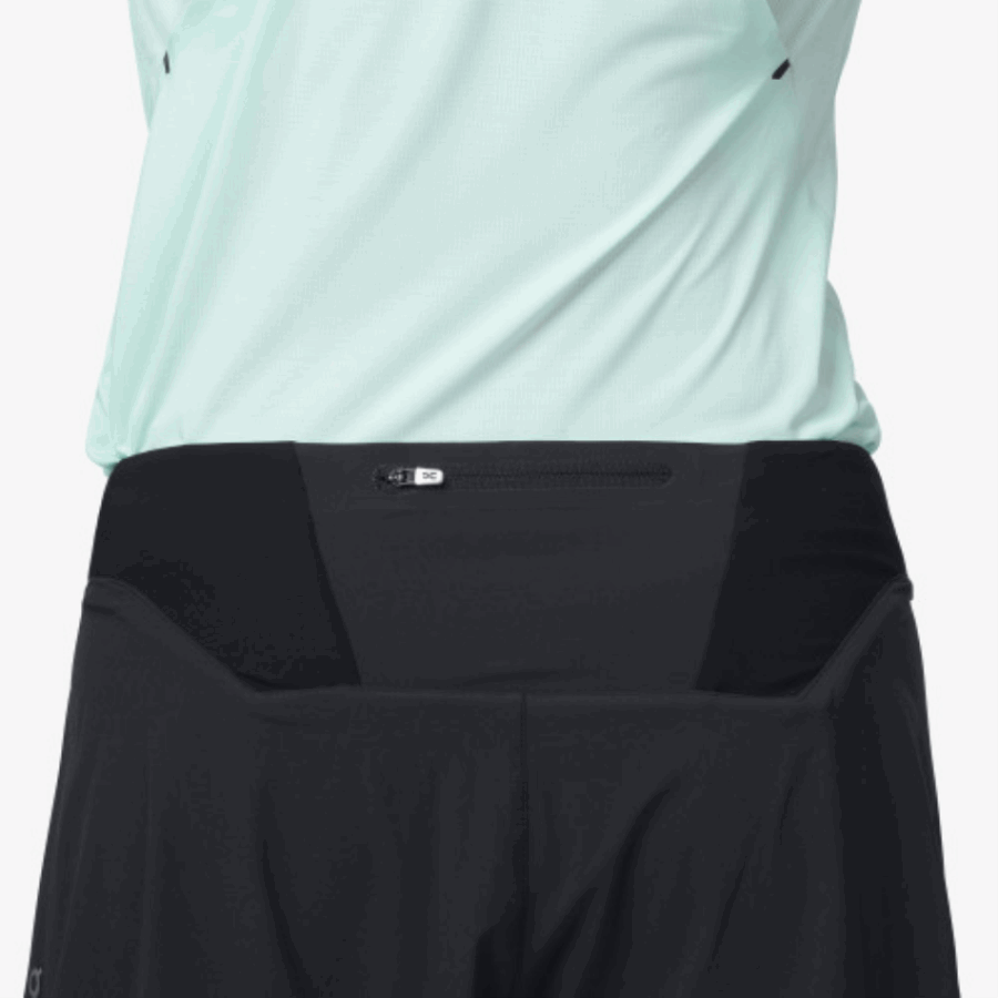 On Running Running Shorts Black-Sea