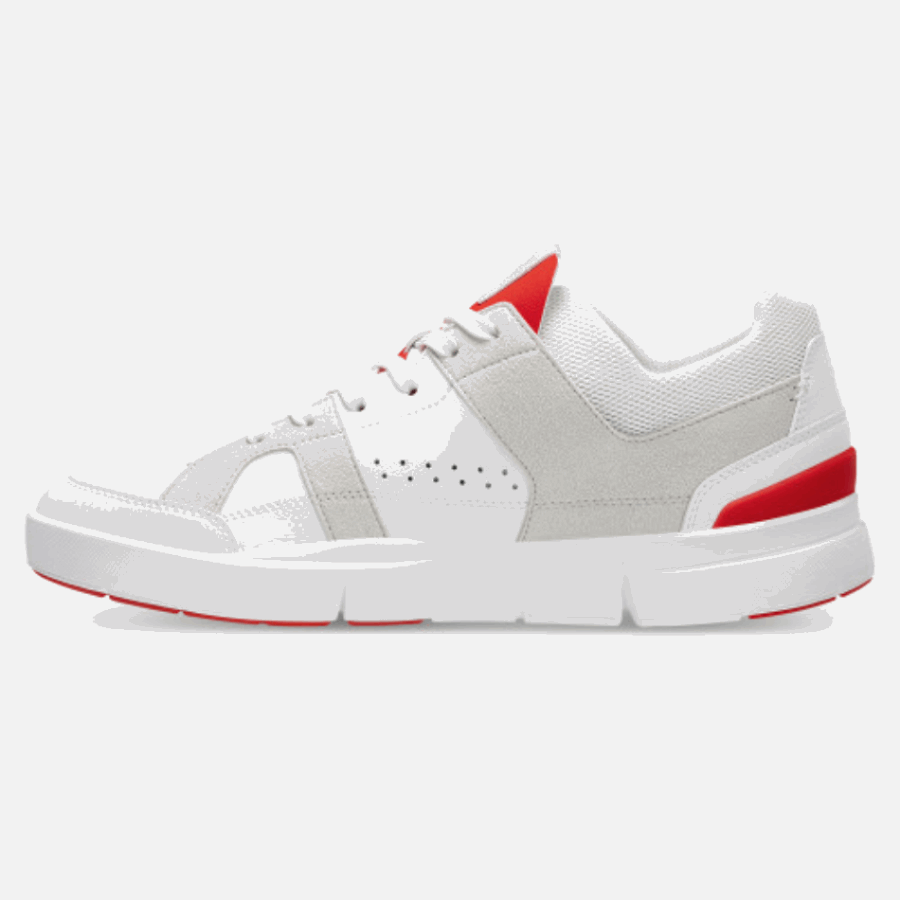 On Running THE ROGER Clubhouse White-Red