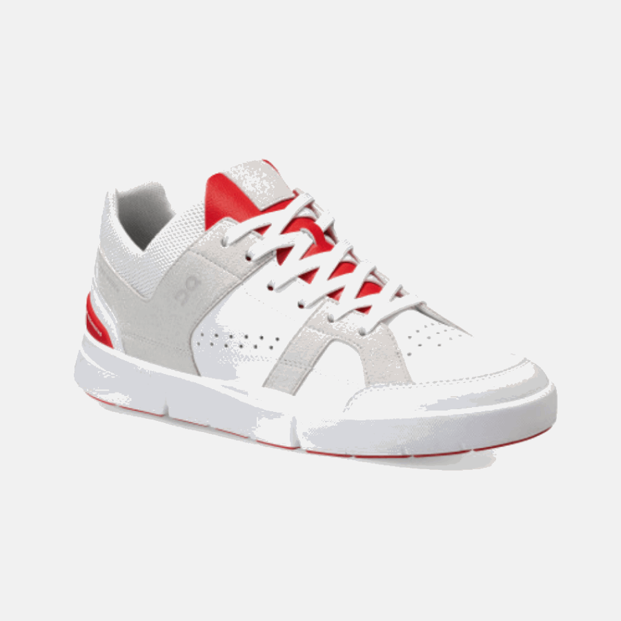 On Running THE ROGER Clubhouse White-Red