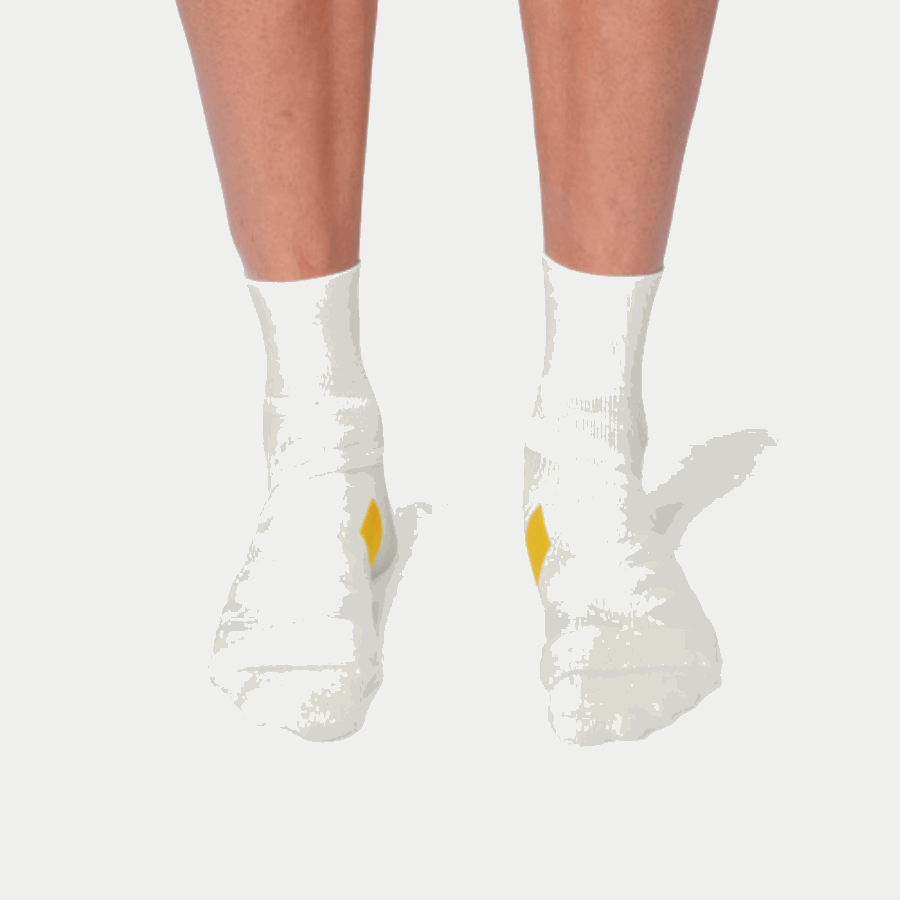 On Running Mid Sock Men White-Ice